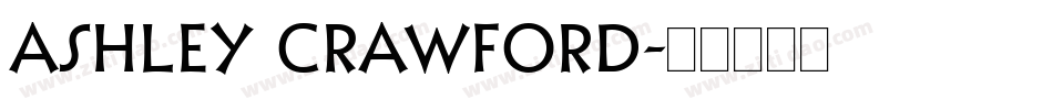 Ashley Crawford字体转换